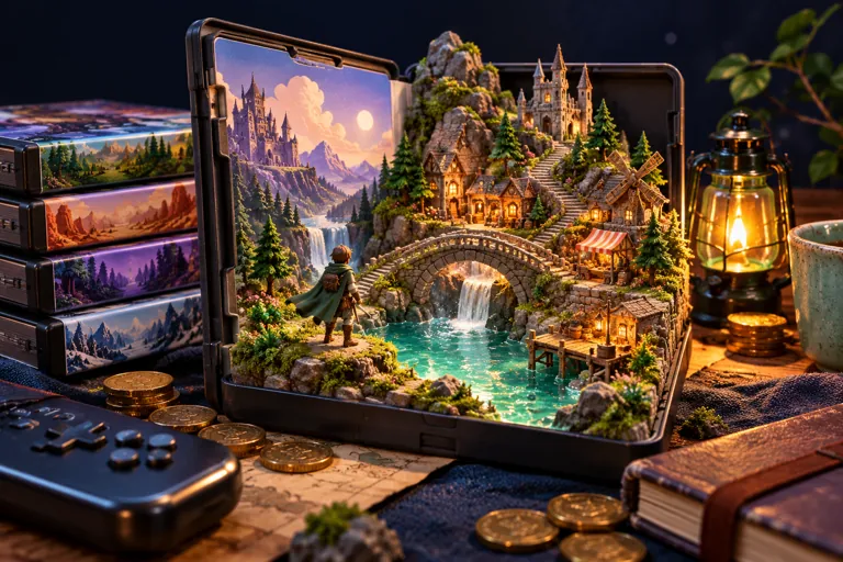 Conceptual miniature illustration for Budget Offline Gaming: Great Games Under $20.