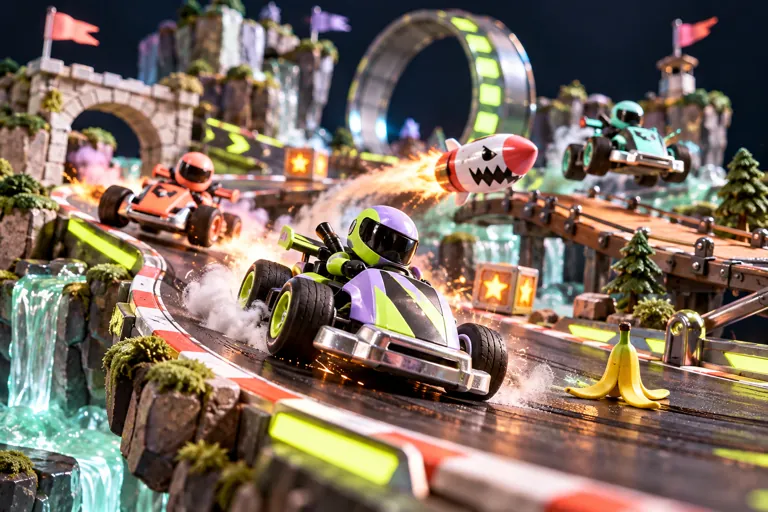 Conceptual miniature illustration for Smash Kart: High-Speed Battle Racing Anywhere.
