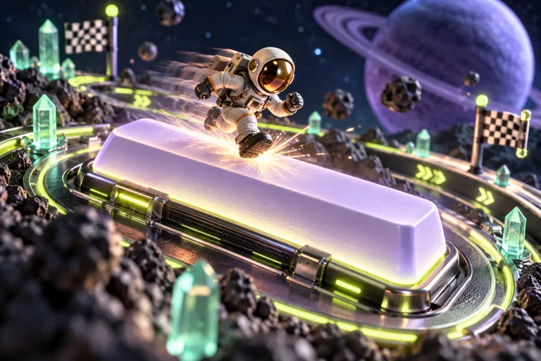Conceptual miniature illustration for Test Your Speed with Space Bar Game: A Fast-Paced Reflex Challenge.