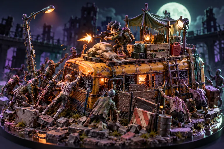 Conceptual miniature illustration for Zombie Attack: The Ultimate Survival Horror Experience.