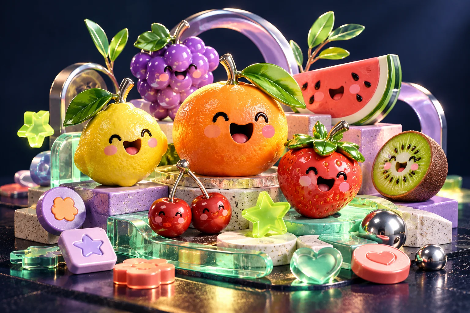Happy Kids Fruits