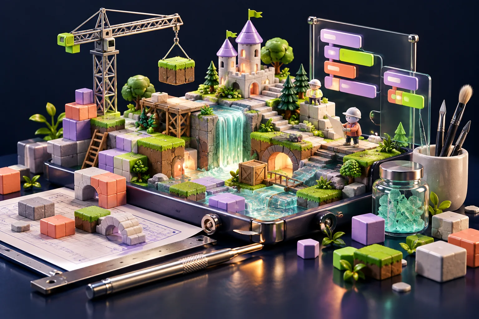 Prepare a game-development workflow offline