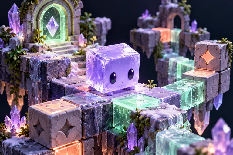 Conceptual miniature illustration for Mastering Icy Purple Head: the Popular Puzzle Game.