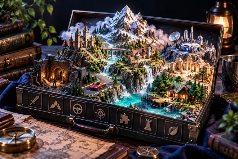 Conceptual miniature illustration for 50 Best Offline Games for PC in 2025.