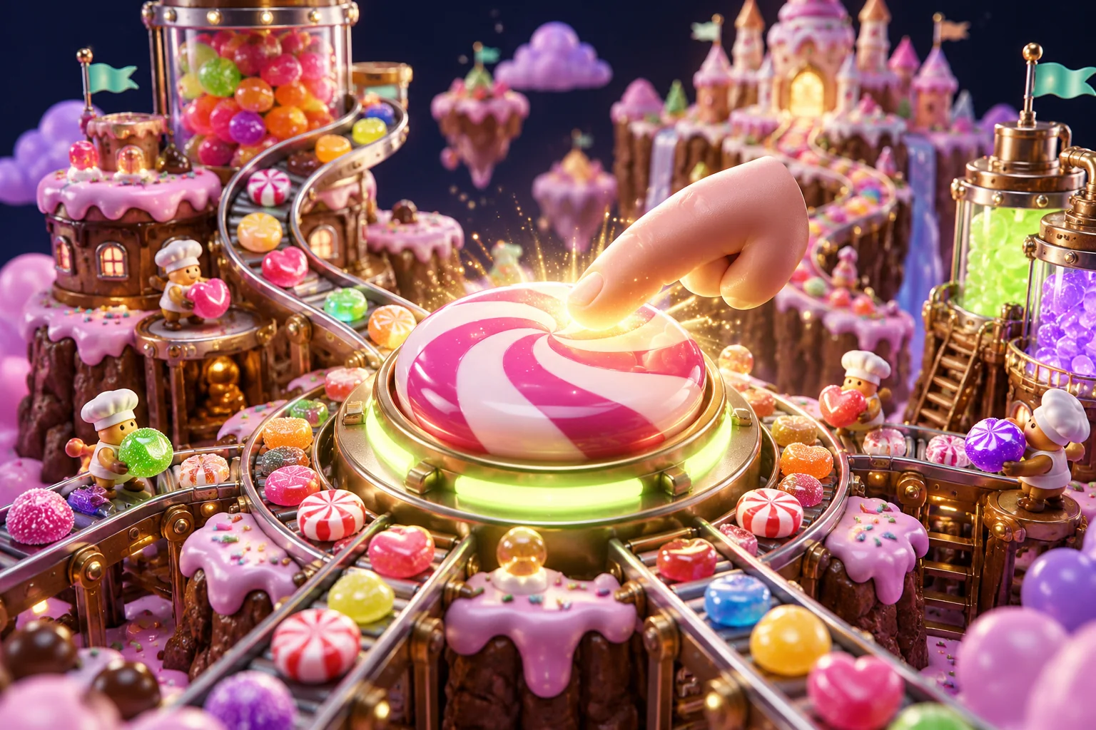 Candy Clicker 2: upgrades and progression