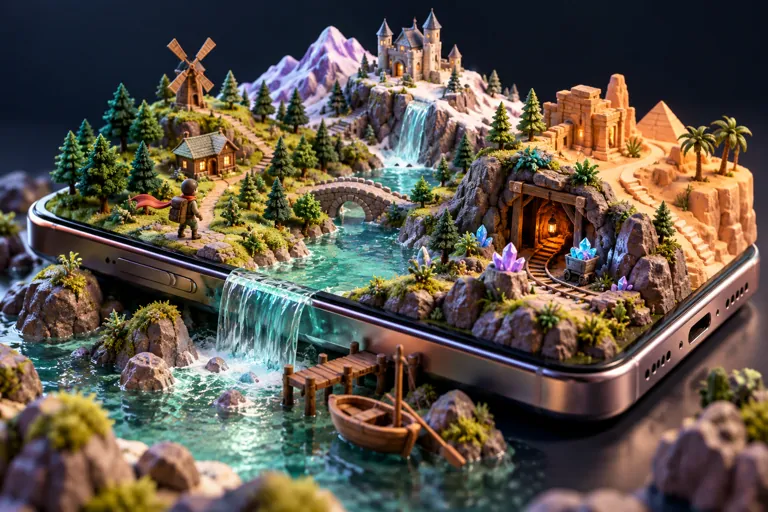Conceptual miniature illustration for Best Offline Mobile Games: 15 Titles for iOS and Android.