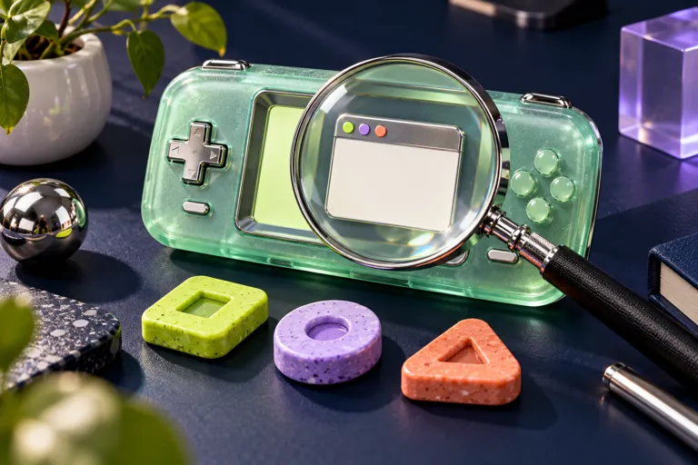Conceptual miniature illustration for Poki games: find the right game and fix loading problems.