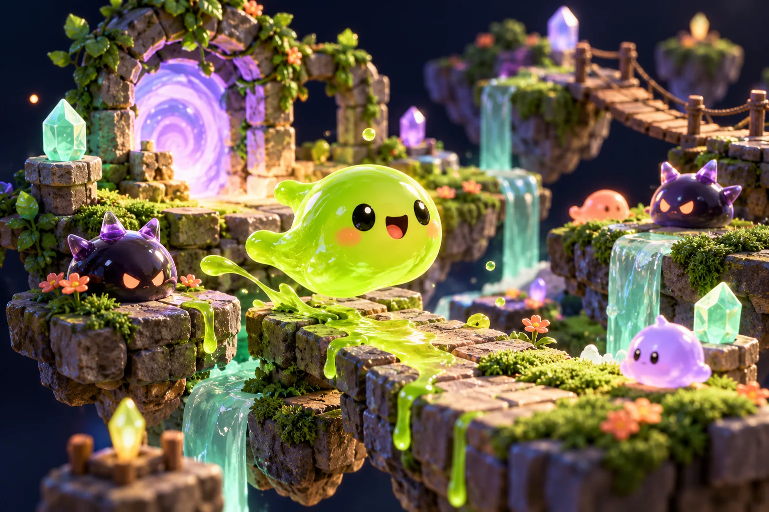 Slime Quest: movement and exploration
